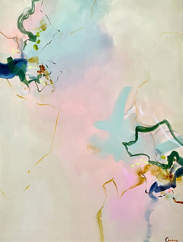 Expressed in Hope II, Acrylic on Canvas, 30 × 40 in — original painting by Grace Martin Franklin